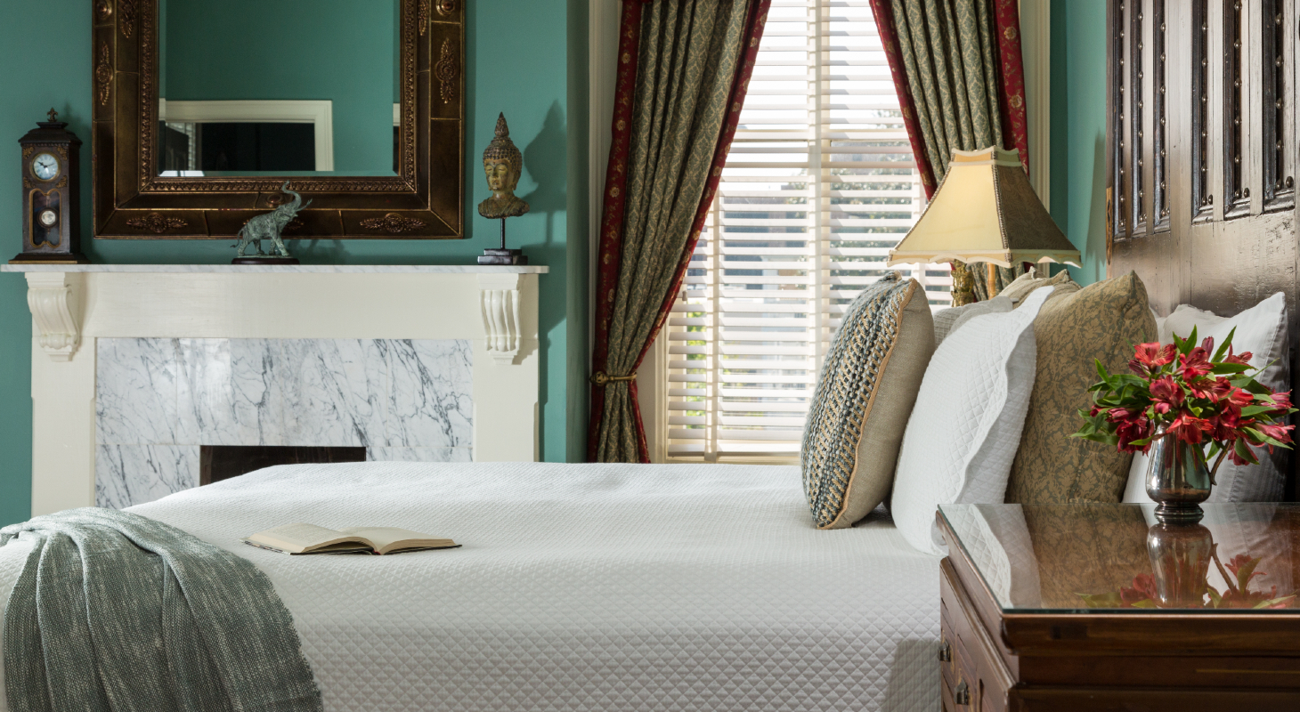 Comfy Bed at Romantic Savannah Bed and Breakfast